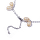 Colliers pendentif perles cauris NJEW-JN02282-2