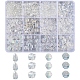 12 style galvanoplastie perles de verre EGLA-SZ0001-18-1