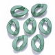 Opaque Spray Painted Acrylic Linking Rings OACR-S036-001B-I11-3