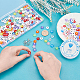 Nbeads 400Pcs Flower with Letter Acrylic Beads DIY-NB0005-91-3