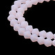 Fili di perle di vetro smerigliato imitazione giada X1-GLAA-F029-JM4mm-B02-3