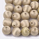 Perles recouvertes de tissu de fil de polyester WOVE-T007-20mm-16-1
