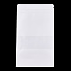 再封可能なクラフト紙袋  再封可能なバッグ  小さなクラフト紙ドイパック  窓付き  ホワイト  14.7x10cm OPP-S004-01C-02-4