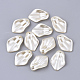 Colgantes de perlas de imitación de plástico abs OACR-T022-16-1