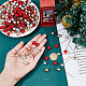 NBEADS 300 Pcs 3 Colors Artificial Christmas Berries DIY-NB0008-86-3