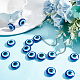 Hobbiesay 2 brins de perles d'imitation de résine au chalumeau RESI-HY0001-23-4