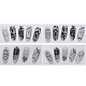 Stickers Autocollants dentelle nail art MRMJ-Q013-73B-3