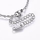 304 Stainless Steel Pendant Necklaces STAS-O103-47BP-3