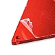 Triángulo acrílico espejo coser en pedrería MACR-G065-02A-01-3