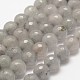 Chapelets de perles en jade blanc naturel à facettes X-G-F447-10mm-I06-1