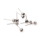 Accessoires des clous d'oreilles en 304 acier inoxydable STAS-L244-48B-P-1