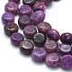 Lepidolita natural / hebras de perlas de piedra de mica púrpura G-F626-03-3