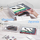 Boîte de rangement de bureau en plastique transparent&nbsp;AJEW-WH0455-281-3