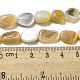 Jaune naturel coquille brins de perles SSHEL-H072-08-4