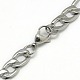 Trendy Men's 201 Stainless Steel Mother-Son Chain Necklaces NJEW-L043C-41P-3