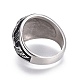 304 anello con sigillo in acciaio inossidabile per uomo RJEW-O032-11AS-3