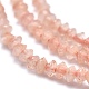 Chapelets de perles de sunstone naturelle naturelles G-F686-04A-01-3