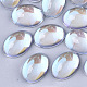 Cabochons en verre transparent X-EGLA-N004-02A-01-1