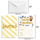 Cartes d'invitation superdant DIY-SD0001-05I-1