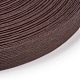 紙リボン  rat製織用  12プライ  ココナッツブラウン  15.5mm  約20m /ロール OCOR-WH0032-22C-2