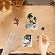 カスタムPVCプラスチッククリアスタンプ  DIYスクラップブッキング用  装飾的なフォトアルバム  カード作り  スタンプシート  フィルムフレーム  ビーチ  160x110x3mm DIY-WH0439-0193-4