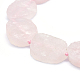 Perlas naturales de cuarzo rosa G-I213-25-3