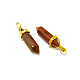 Synthetic Goldstone Double Terminated Pointed Pendants G-G902-C11-2