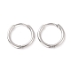 304 серьги-кольца из нержавеющей стали для женщин EJEW-F280-07B-P-1