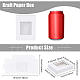 BENECREAT 30Packs 10x8x2cm Clear PVC Window Gift Boxes CON-WH0086-16A-2