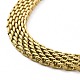 304 ожерелье-цепочка из нержавеющей стали для мужчин и женщин NJEW-P271-02G-2