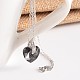 Heart Glass Pendant Necklaces & Dangle Earrings Jewelry Sets SJEW-JS00881-03-2