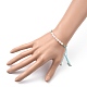 Bracelets réglables de perles tressées avec cordon en nylon BJEW-JB05489-07-5