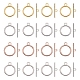 60 ensembles de fermoirs à bascule en alliage de 4 couleurs FIND-YW0001-37-2