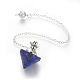 Pendules de radiesthésie cône en lapis lazuli naturel G-G771-D01-2