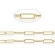 Soldered Brass Paperclip Chains CHC-D025-03G-3