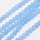 Natural & Dyed Malaysia Jade Bead Strands G-A146-4mm-A20-1