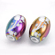 Electroplate Glass Beads EGLA-S173-03C-1