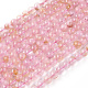 Natural Rose Quartz Beads Strands X-G-F591-04-10mm-3