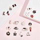 SUNNYCLUE 1 Box 40Pcs Fashion Charms Red Lip Charms Enamel Flower Charm High Heel Shoes Hand Bag Hat Clothes Charm Imitation Pearl Beads Bowknot Charms for Jewelry Making Charm Earrings DIY Supplies ENAM-SC0002-26-4