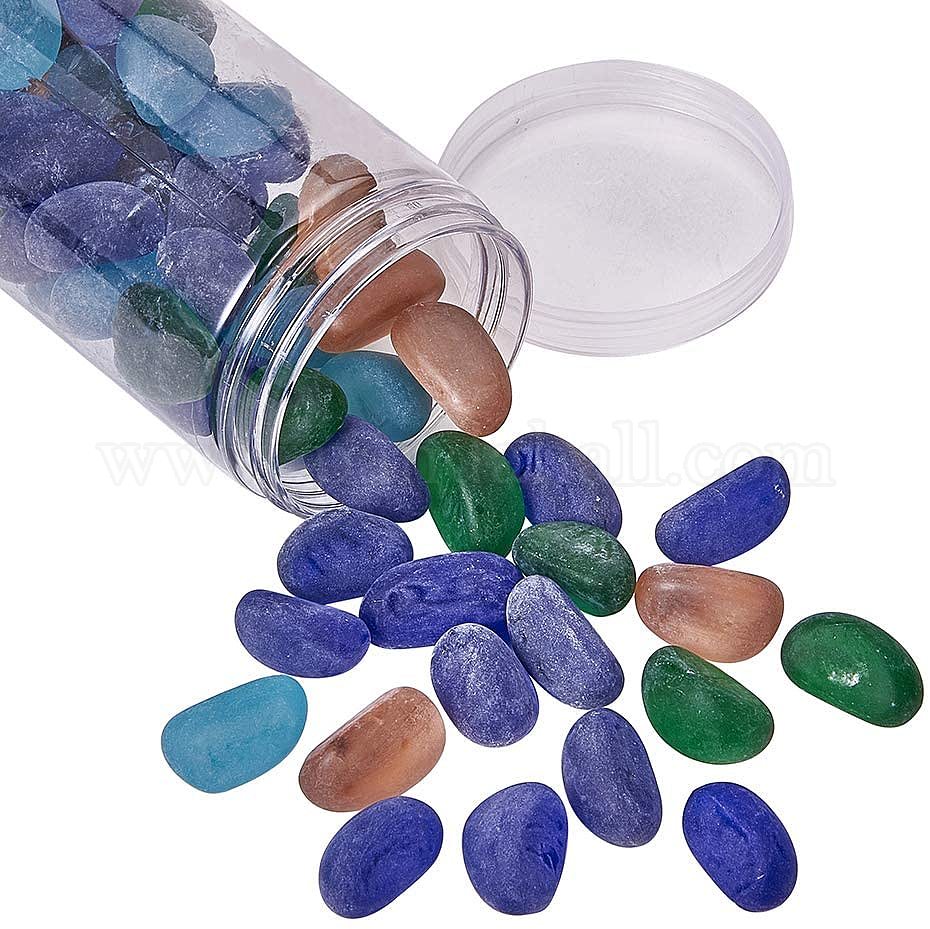 Shop PandaHall Elite about 500g Sea Beach Glass Beads Fish Tank