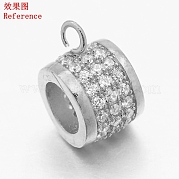 Латунные поручни из кубического циркония с микропаве ZIRC-M075-05P-A-NR