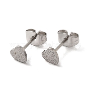 Серьги-гвоздики из нержавеющей стали 304 EJEW-K243-02P