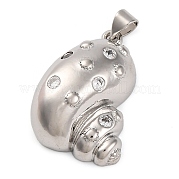 Латунные микро проложить кубического циркония подвески KK-K339-11P-01