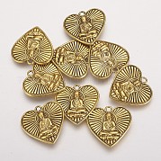 Сплавочные подвески тибетского стиля TIBEP-A122968-AG-FF