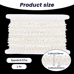 5 Yards Polyester-Spitzenband für Vorhang-Sofa-Dekoration&nbsp;OCOR-CY0001-32B