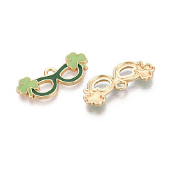 Emaille-Anhänger aus Legierung zum St. Patrick's Day&nbsp;ENAM-T024-44A-G