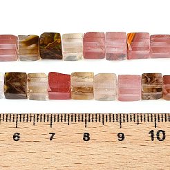 Tigerskin Glasperlen Stränge&nbsp;G-T139-6x6-11A