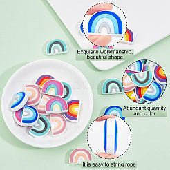 20pcs 5 Farben Silikonperlen&nbsp;SIL-CA0001-09