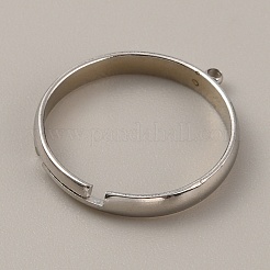 Verstellbare Fingerringfassungen aus Edelstahl 304&nbsp;STAS-WH0033-11A-P