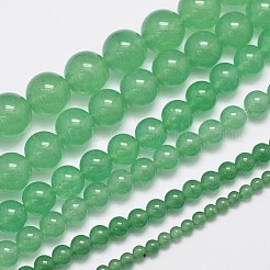 Hebras de abalorios jade naturales & teñidas de malasia&nbsp;LS-G-A146-8mm-A04